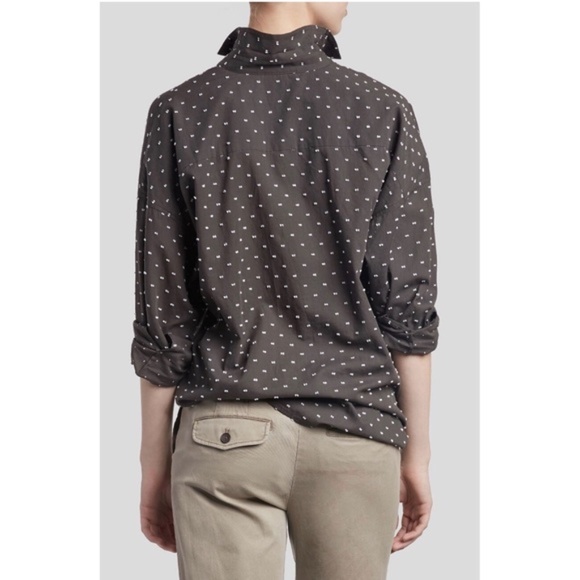 ATM ANTHONY THOMAS MELILLO Clip Dot Boyfriend Shirt XS NWT - Picture 2 of 14